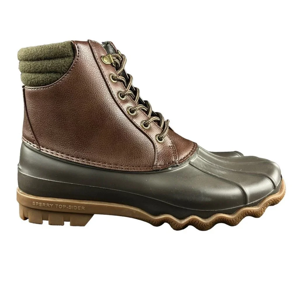 Sperry Top-Sider Avenue Duck PU Tan Brown Duck Boots Men's Sizes 8 - 10 M